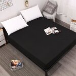 Prot�ge matelas imperm�able 160x200 cm - insfity - noir - respirant - confortable
