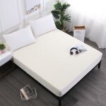Prot�ge matelas imperm�able insfity - 160x200 cm - couleur beige - anti - acarien
