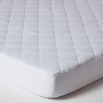 Prot�ge - matelas imperm�able et matelass� - homescapes - 160x200 cm - hypoallerg�nique - lavable