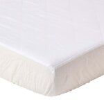 Prot�ge matelas - homescapes - 120 x 190 cm - hypoallerg�nique - lavable - confortable