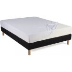 Prot�ge matelas molleton 100% coton - bonnet 40 cm 160x200 - blanc - fabriqu� en france - terre de nuit ...