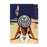 Protge - passeport couleur motif larmor ? collection bretagne - fabrication franaise ? pvc imprim ...