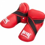 Protge pieds enfant rouge - xs - metal boxe - boxe - kick - boxing