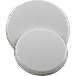 Prot�ges plaque de cuisson kr�ger - lot de 4 - blanc �maill� - � 16 cm et 20 cm