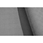 Prot�ge table sous nappe pvc gris ? ovale 140 x 300 cm - roul� sur tube en carton (sans plis)