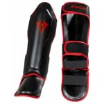 Prot�ge - tibias et cou - de - pied kwon contender - noir / rouge - xl