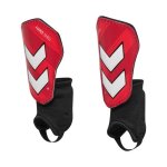 Prot�ge - tibias hummel hard shell - rouge - adulte - mixte - multisport - football