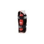 Proteges tibias metal boxe - mousse injectee anatomique - noir