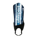Prot�ge - tibias - uhlsport - pro lite plus - bleu - chevill�re d�tachable - l�gers anatomiques