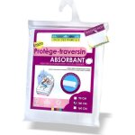 Protge traversin 140 cm - doux et absorbant - molleton 100% coton - elastiqu aux bouts - fabriqu en ...