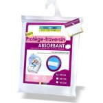 Prot�ge traversin 90 cm - doux et absorbant - molleton 100% coton - elastiqu� aux bouts - fabriqu� en ...
