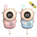 Talkie - walkie enfant - prumya - rechargeable - 22 canaux - 99 codes - 3km - 2pcs