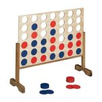 Relaxdays puissance�4 jeu classique xxl petits et grands h x l x p�: 72 x 825 x 26�cm pour l?ext�rieur ...