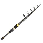 Puissance t�lescopique portable m de canne � p�che spinning poisson p�che p�che attachle rod 2. 7m