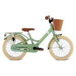 V�lo enfant - puky - youke classic 16 - r�tro vert - freins avant et arri�re - selle r�glable