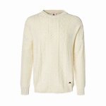 Pull acrab robe di kappa pour homme - blanc cass� - col rond en laine