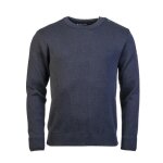 Pull - armor lux - homme - bleu - col arrondi - manches longues