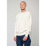 Pull blanc homme kaporal - bily - maille - col rond - bord - ctes
