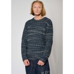 Pull bleu homme kaporal - baros - maille moulin�e - confortable - col rond