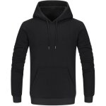 Pull à capuche homme unie en coton avec velours chaud épaisse manches longues simple flavor Pull à capuche homme unie en coton avec velours chaud épaisse manches longues simple flavor