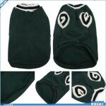 Pull pour chien style campus tricot col en v - v geby - vert - pour lautomne et lhiver