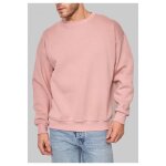 Pull col rond rose homme