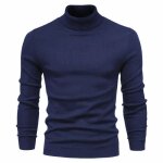 Pull À col roulé homme en tricot manches longues casual pullover chaud confortable couleur unie automne ... Pull À col roulé homme en tricot manches longues casual pullover chaud confortable couleur unie automne ...