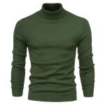 Pull À col roulé homme en tricot manches longues casual pullover chaud confortable couleur unie automne ... Pull À col roulé homme en tricot manches longues casual pullover chaud confortable couleur unie automne ...