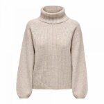 Pull col roul jdy - femme - couleur beige - prix dgriff