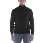 Pull  col roul napapijri damavand h 3 noir - homme
