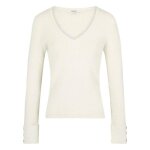 Pull col v - morgan - cru - blanc - femme