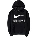 Pull femme - leoclotho - la lettre des xs - col capuche - manches longues - noir et blanc