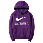 Pull femme - leoclotho - la lettre des xs - violet - manches longues - col capuche - femme