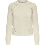 Pull femme - only - maga life lace - eggnog - col rond - taille xxl