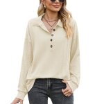 Pull femme en tricot automne hiver couleur unie pullover tops manches longues confortable Pull femme en tricot automne hiver couleur unie pullover tops manches longues confortable
