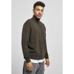 Pull grandes tailles urban classics oversized roll neck - noir - urban classics - homme - col roul