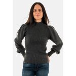 Pull hiver femme - only licence - katia - col roul - gris