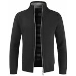Pull hiver homme - leoclotho - gilet col xl - col montant - coupe slim - fermeture  glissire