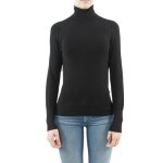 Pull hiver - only - venice noir - col roul - femme