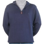 Pull hiver timberland bleu homme 21457 - 410 - marque timberland - col montant - 100% coton