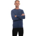 Pull homme 100% cachemire col rond bleu denim - ugholin - coupe droite - manches longues Pull homme 100% cachemire col rond bleu denim - ugholin - coupe droite - manches longues