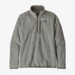 Pull homme better sweater 1 / 4 zip gris patagonia stonewash s