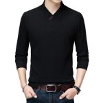 Pull homme col v chaud polaire manches longues casual pullover couleur unie tissu confortable automne ... Pull homme col v chaud polaire manches longues casual pullover couleur unie tissu confortable automne ...