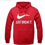 Pull homme coton sweat homm xs - xxl - ecelen - rouge - col capuche - manches longues