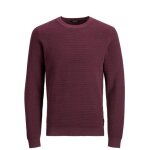 Pull homme - jack & jones - liam - col arrondi - bleu royal Pull homme - jack & jones - liam - col arrondi - bleu royal