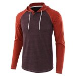 Pull homme regular fit À capuche bicolore - insfity - automne Pull homme regular fit À capuche bicolore - insfity - automne