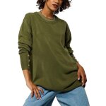 Pull kaki femme - kaporal - marka - coupe regular - logo m�tallique - motif dos ailes