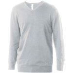 Pull kariban col v - gris - homme - coupe ajustée - jauge 12 Pull kariban col v - gris - homme - coupe ajustée - jauge 12