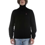 Pull en laine mérinos nativa pour homme - napapijri - damavand t 1 - col roulé - noir Pull en laine mérinos nativa pour homme - napapijri - damavand t 1 - col roulé - noir
