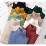 Pull en maille femme vert clair